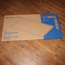 Lithonia Lighting LED Flat Panel 120/277V AC 4000K 2' x 4' -Crack In Shade/Cover