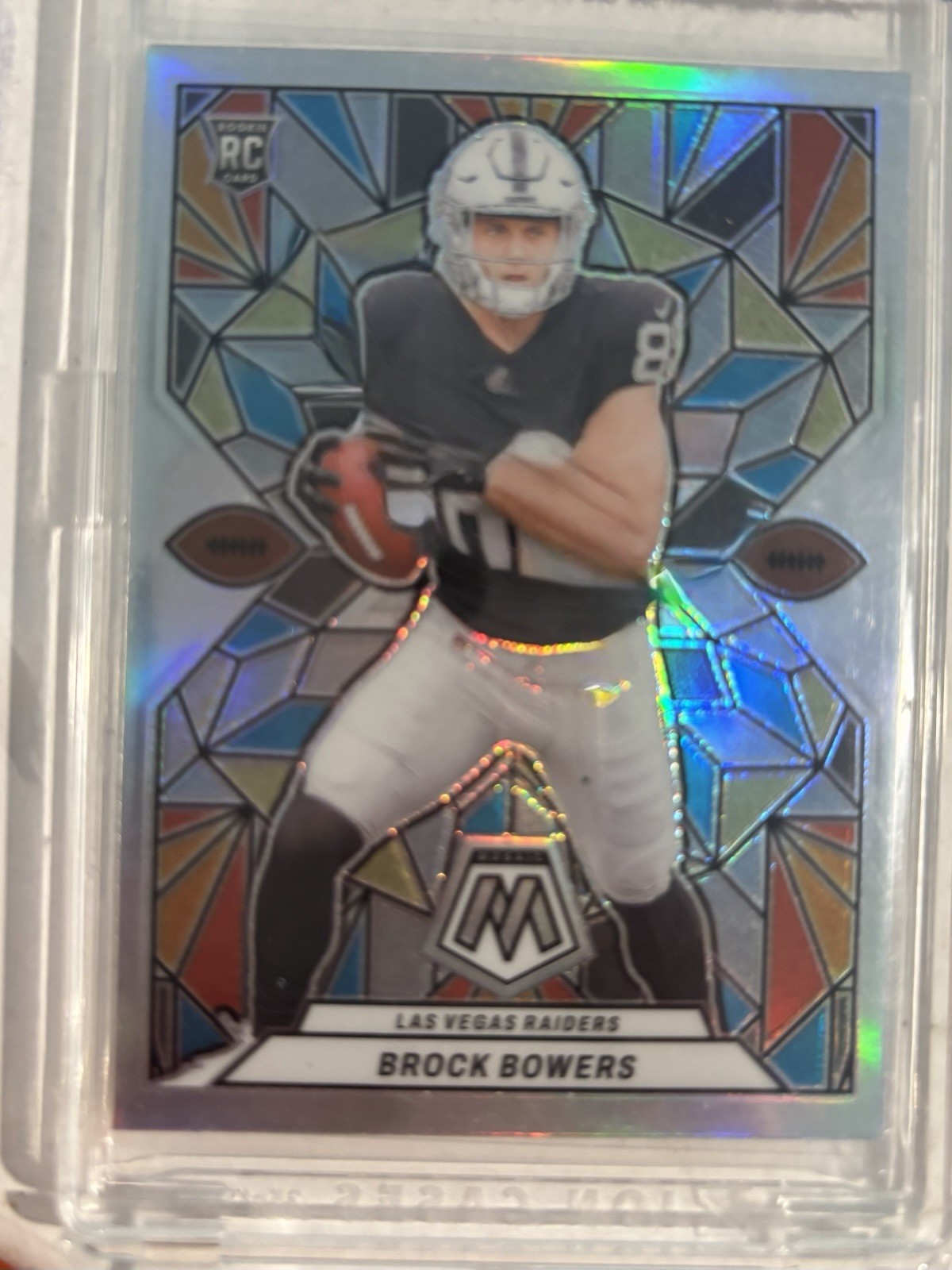 2024 Panini Mosaic - Stained Glass Brock Bowers #SG-22 (RC)