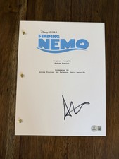 Andrew Stanton 'Finding Nemo' Writer Signed Full Movie Script Screenplay Beckett