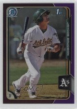 2015 Bowman Chrome Prospects Purple Refractor 186/250 Jaycob Brugman #BCP141 4l3