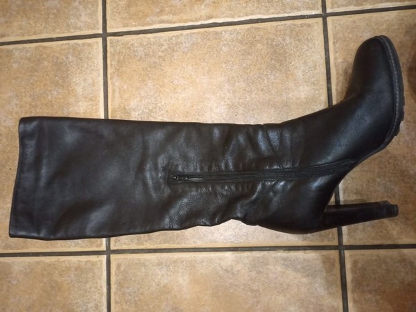 Women Stuart Weitzman Over-the-knee Black Leather