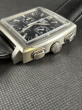 Tag Heuer Monaco Black Automatic Chronograph CS2111 Reissue 6