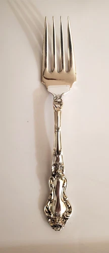 Wallace Meadow Rose Sterling Silver Salad Fork(s) 6 1/4" Vintage