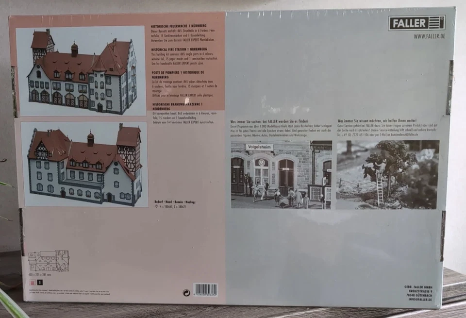 Faller 130337 Historische Feuerwache 1 Nürnberg - Bausatz - Spur H0 - Bild 4 von 4
