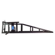 PKW Auffahrrampe Auffahrbock Wagenheber Hebeb&uuml;hne h&ouml;henverstellbar Hydraulik