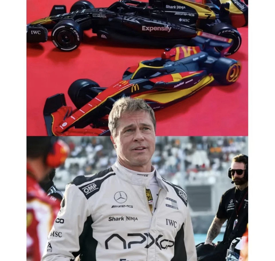 2025 F1 Formula 1 APX Movie Car + McDonald’s F1 Car Set - Image 2 of 4