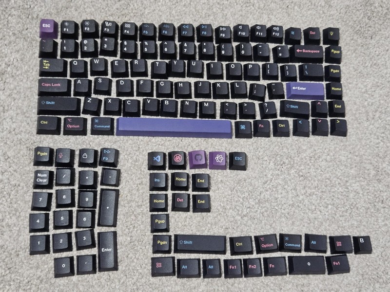 Lemokey OEM Profile "Developer" Keycaps I ANSI, Dye-sub PBT, 1.2mm Thick