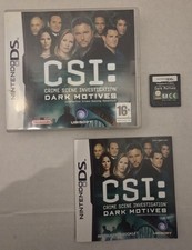 Nintendo Ds Game CSI Dark Motives Boxed For Dsi 2ds 3ds Xl Console