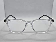 Ray-Ban RB7185 7185, Color 5943 Clear w Black Temples 52-18-145