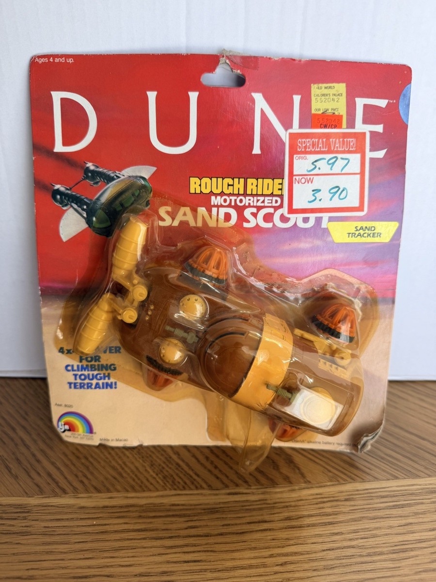 1984 LJN Dune Rough Riders Motorized Sand Scout Sand Roller Figure