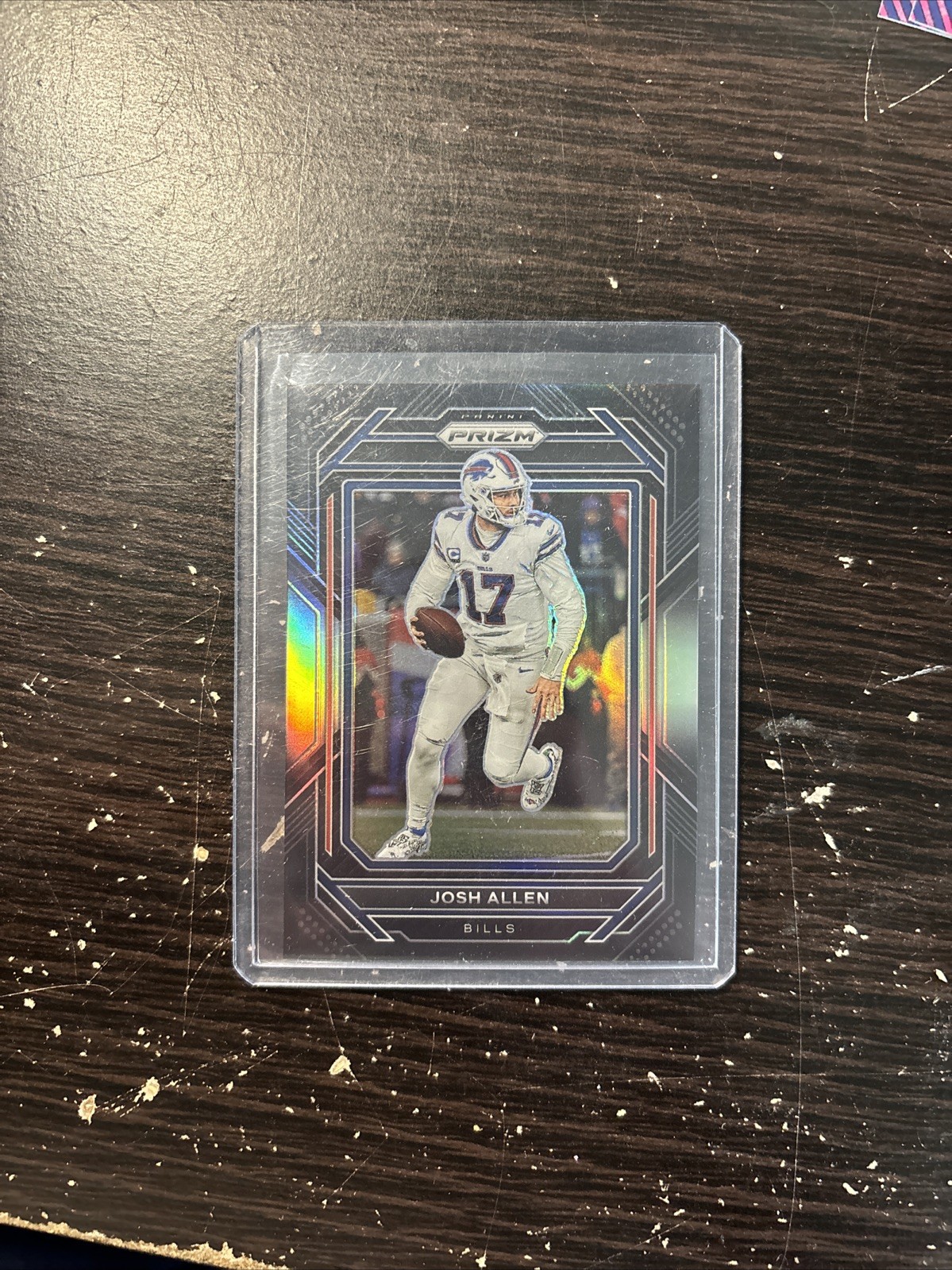 2022 Panini Chronicles - Prizm Black Josh Allen #PB-4 Silver