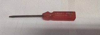 Vintage Valley Steel Products Advertising Screwdriver Rio Grande Valley Texas