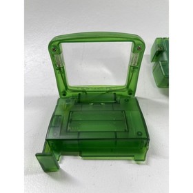 Nintendo Game Boy Color Clear Green Zoom & Ac Adapter Electronics Game