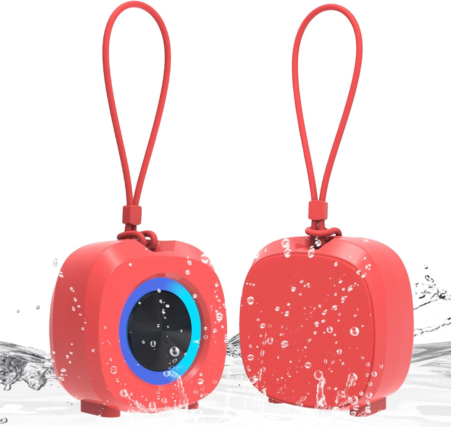 Portable Bluetooth Shower Speaker with IPX5 Waterproof Loud Stereo Sound