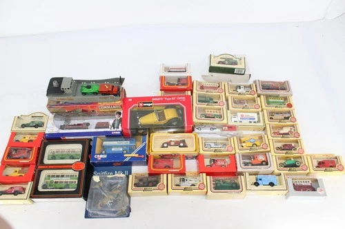 F x40 Vintage Collection Of Boxed Die Cast Inc Burago, Corgi Etc