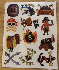 50 Pcs Pirate Temporary Tattoo