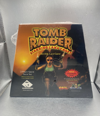 NEW 1999 Lara Croft  Tomb Raider  Collectible Card Game F1
