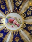 Paragon Cup Saucer Co Alt White Sections Gold GiltFruit Pattern England — photo 7