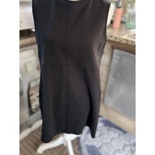 Zara Black Sleeveless Shift Dress