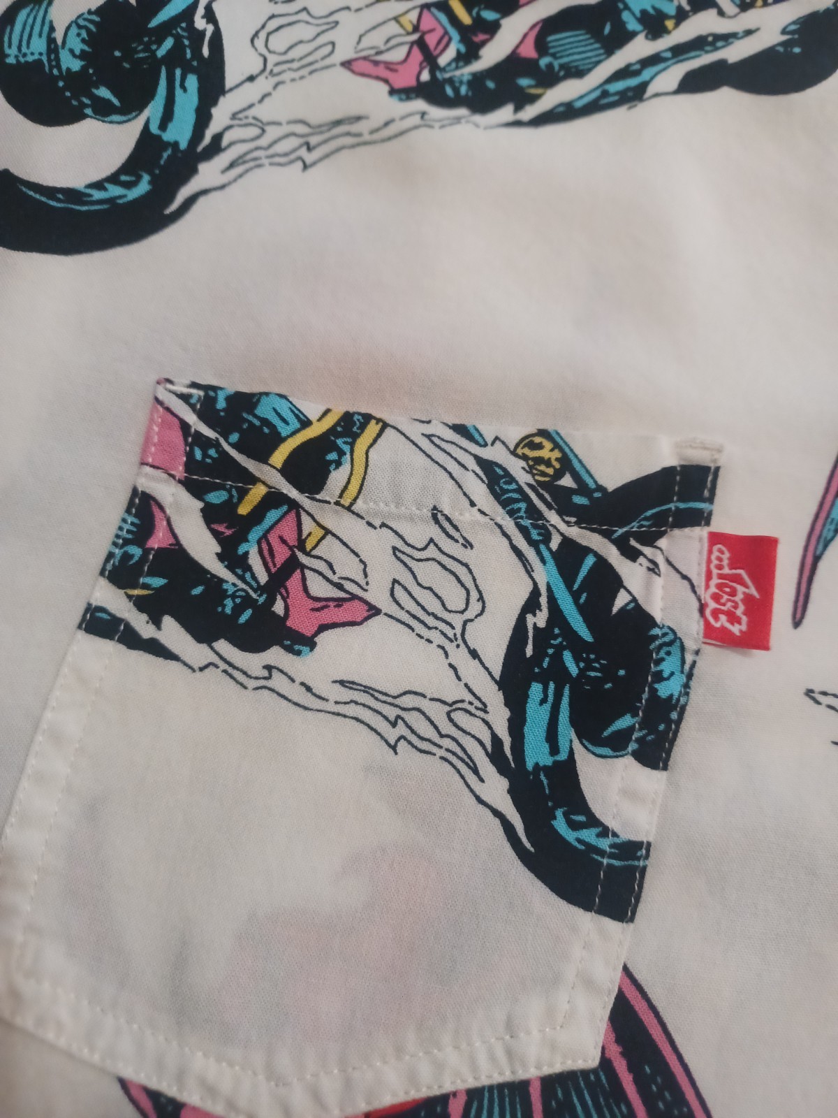 Lost Enterprises Highway Medium Button Down Shirt… - image 4