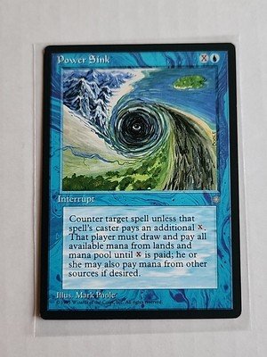 #ad Power Sink Ice Age MTG Magic Common Blue Interrupt $1.30