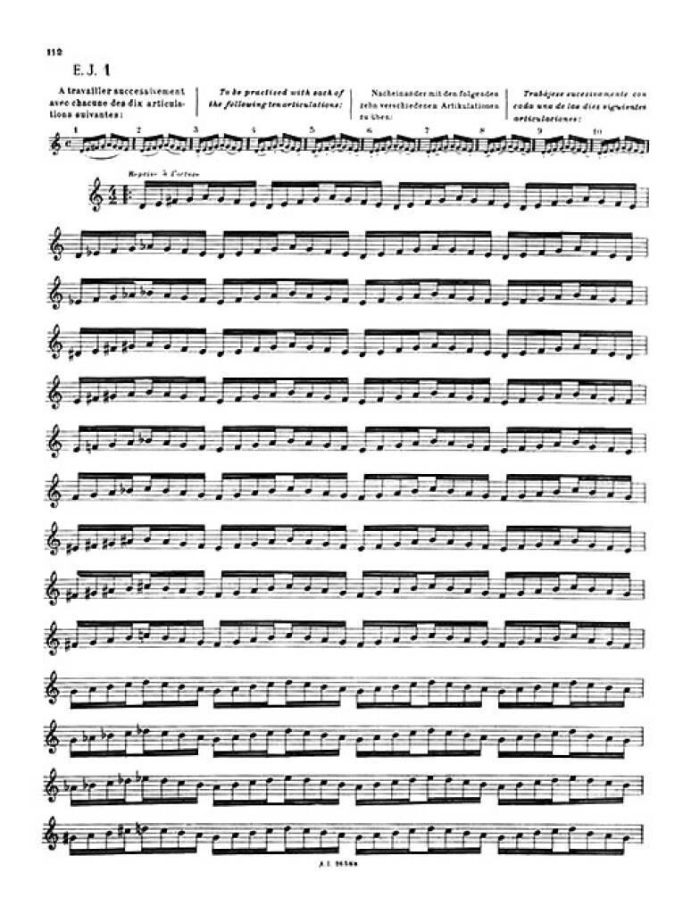 Méthode complète de flûte - VOL. 2 Paul Taffanel Book [Softcover] Flute Alphonse