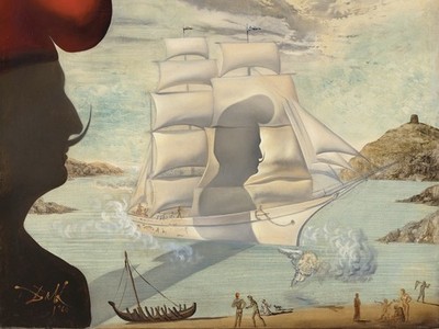 Salvador Dali Style Oil Painting Hand Painted Canvas Surreal Art