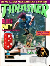 Thrasher / August 1992 / Vol. 12 ~ No. 8 / Thrasher Skateboarding Magazine!