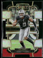 2023 Panini Select #60 Tyree Wilson Black and Red Prizms Die Cuts