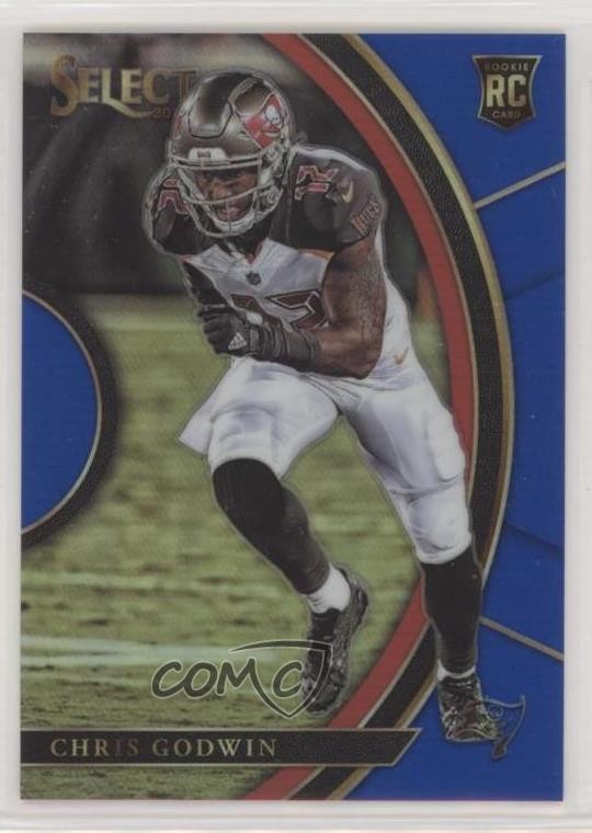 2017 Panini Select Concourse Blue Prizm 35/149 Chris Godwin #96 a6i