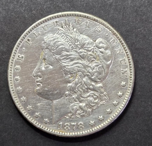 1878-CC Morgan Dollar, XF Cleaned