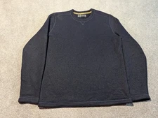Smartwool Sweater Mens Large Black Wool Blend Crew Neck Sweatshirt 