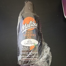 Malibu Fast Tanning Oil Beta Carotene Water Resistant SPF 0 200ml
