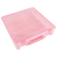 6955RK Super Satchel 1-Compartment Box, Art & Craft Organizer, 1-Pack, Transl...