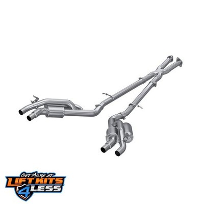 MBRP for 2022 Kia Stinger 3.3L T304 SS Cat-Back Exhaust- Dual Split Rear Quad...