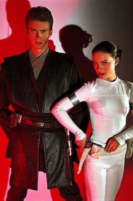 2002 Star Wars The Attack Of The Clones Movie Poster 11X17 Anakin & Padme Jedi 
