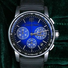 Audemars Piguet Code 11.59 Chronograph Smoked Blue Strap MINT FULL SET 26393BC 20