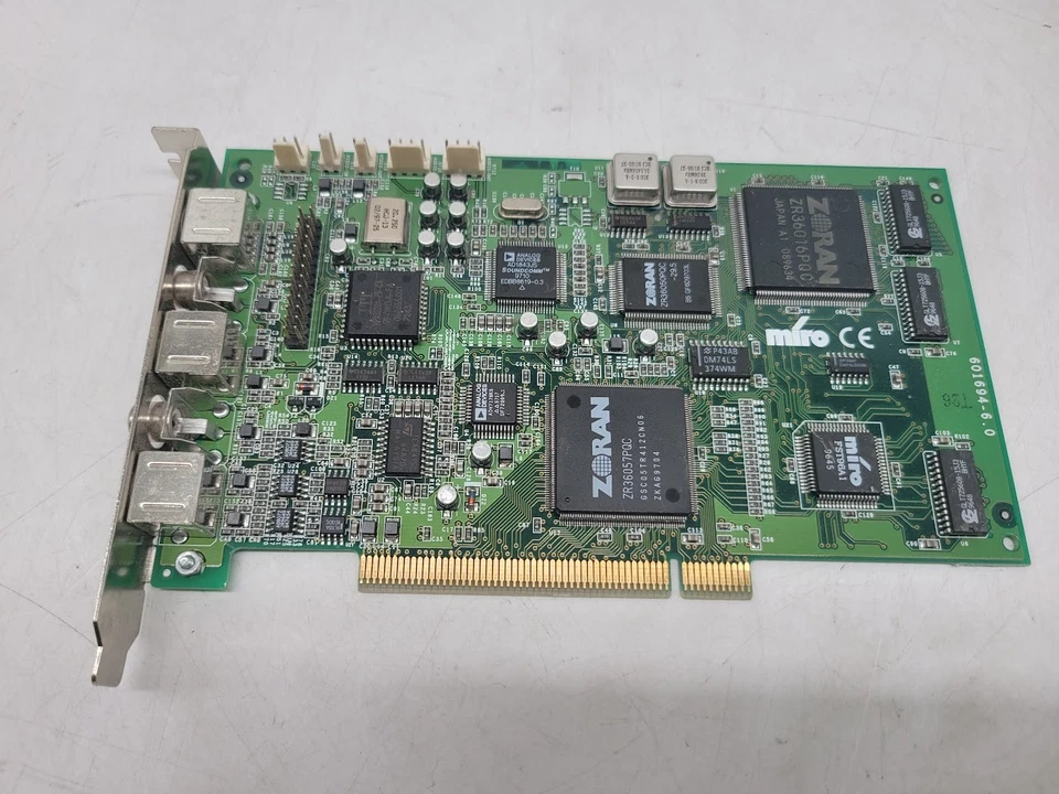 Tarjeta de captura de edición PCI ZORAN Pinnacle Systems 601694-6,0 miroVIDEO Miro DC30+ Foto 2 de 3