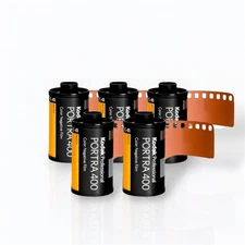 Kodak Portra 400 Color Negative 135 35mm Film (36 Exposures, 5-Pack)