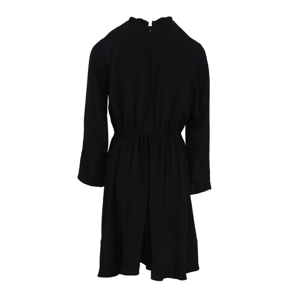 Sandro Paris Women's Dress Size 38 FR / M Ruffle Collar R20411H - Image 4 of 4