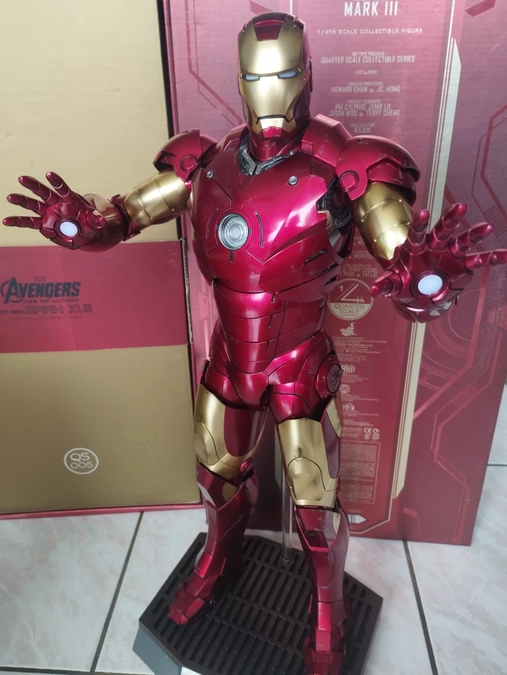 Hot Toys Iron Man Mark 3 QS011 quarter scale - Photo 3/4