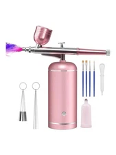 Airbrush Kit with Compressor - 48PSI High-Pressure, Non-Clogging Air Brush Set