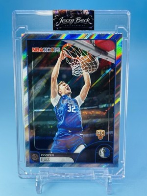 2025-26 NBA Hoops ~ COOPER FLAGG ~ RC LIGHT BURST SP Parallel   Mavs ROY  