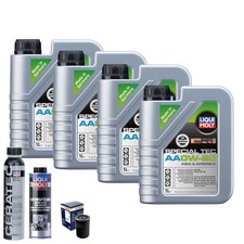 Motoröl 0W20 LIQUI MOLY Special Tec Aa 4L+BOSCH Ölfilter +Spülung +Cera Tec