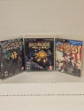 PS3 BIOSHOCK Bundle: 1, 2 & INFINITE (Sony PlayStation 3) Tested Free Shipping