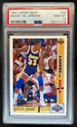 1991-92 Upper Deck Magic Johnson vs. Michael Jordan #34 Bulls Lakers PSA 10