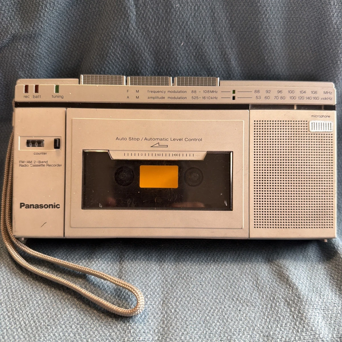 Vintage Panasonic Cassette Recorder In Portable Stereos