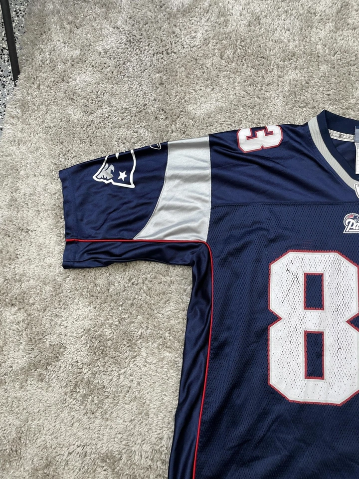 Camiseta de los New England Patriots para hombre 2XL NFL fútbol americano Wes Welker 83 camiseta Reebok Foto 4 de 4