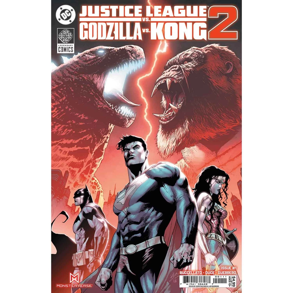 Justice League Vs Godzilla Vs Kong 2 #1 DC Comics