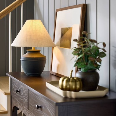 Black Ceramic Lamp Base w/ 5ft Cord by Threshold & Studio McGee